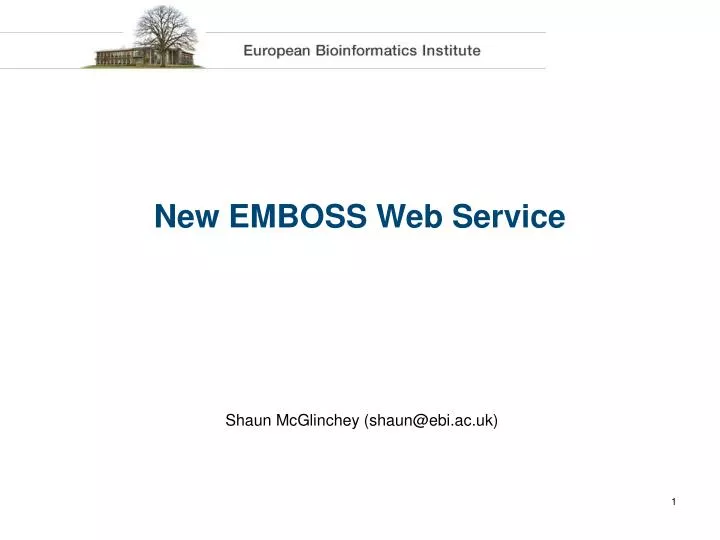 new emboss web service