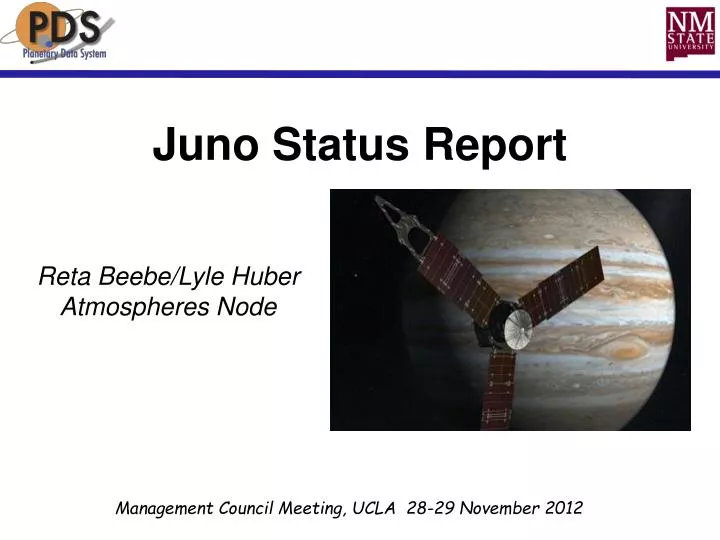 juno status report