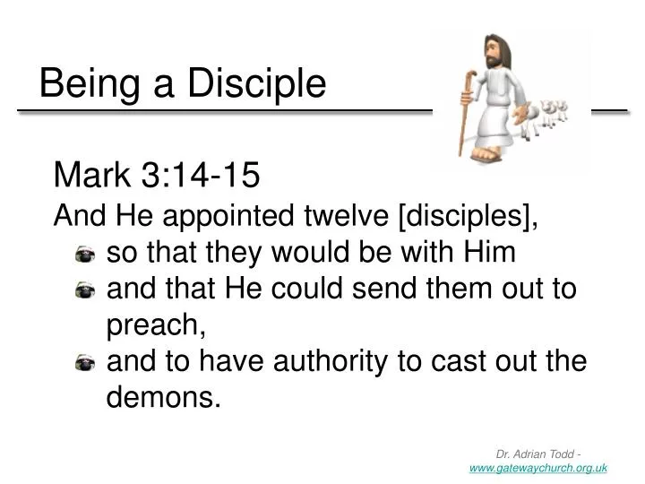 being a disciple