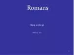 Romans - slide 1