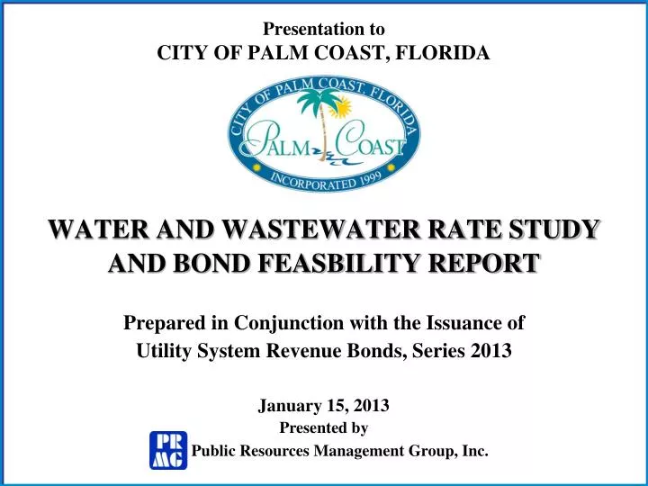presentation to city of palm coast florida