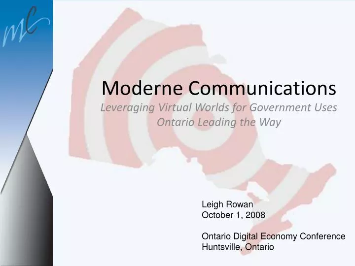 moderne communications