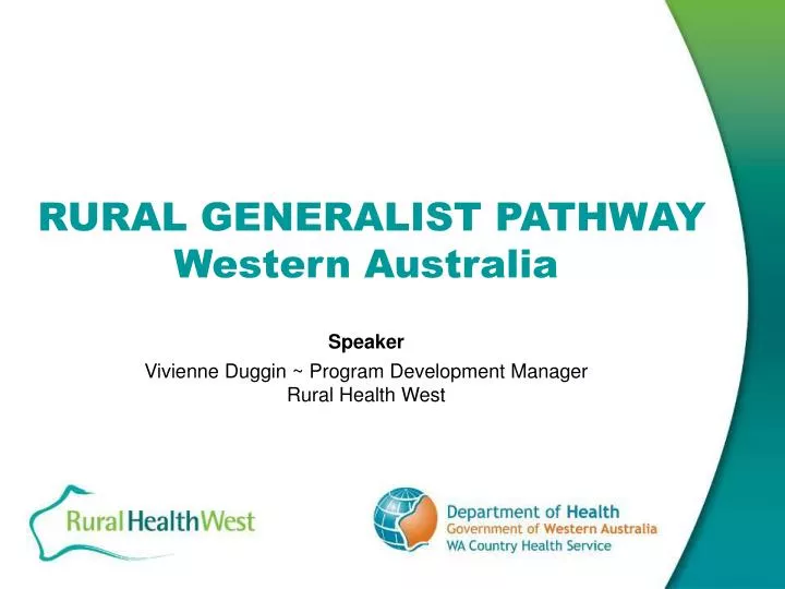 rural generalist pathway western australia
