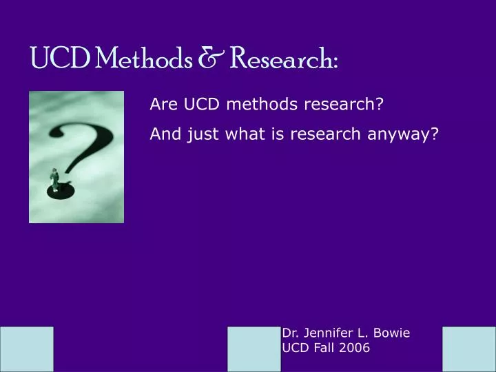 ucd methods research