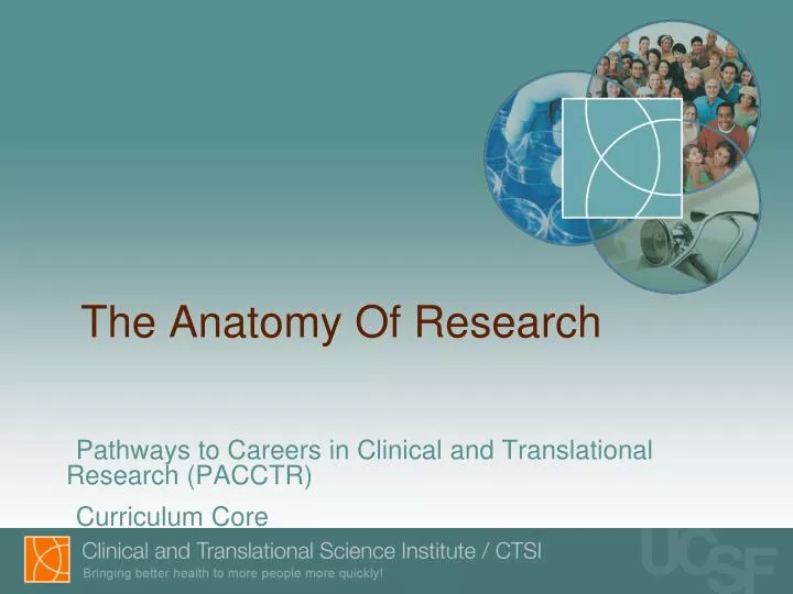 the anatomy of research