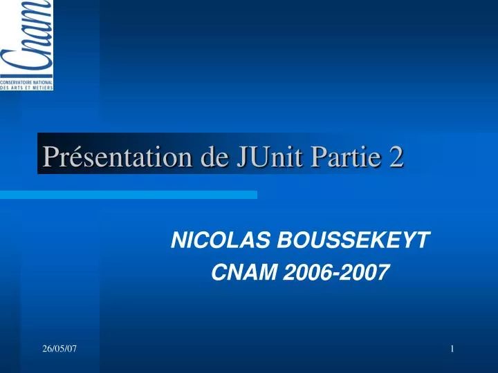 nicolas boussekeyt cnam 2006 2007