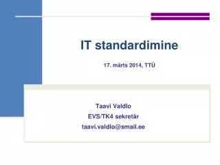 it standardimine 17 m rts 2014 tt