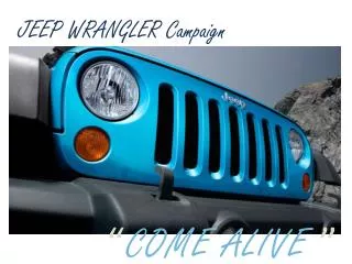 JEEP WRANGLER Campaign