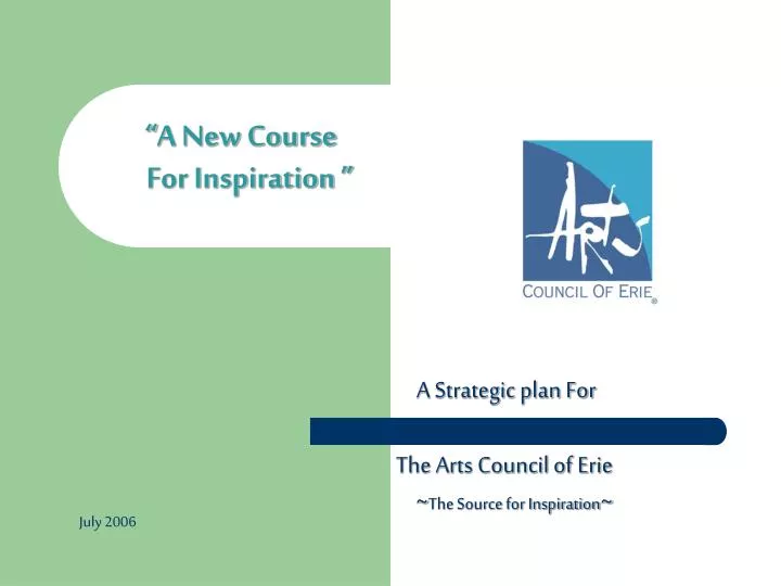 a new course for inspiration