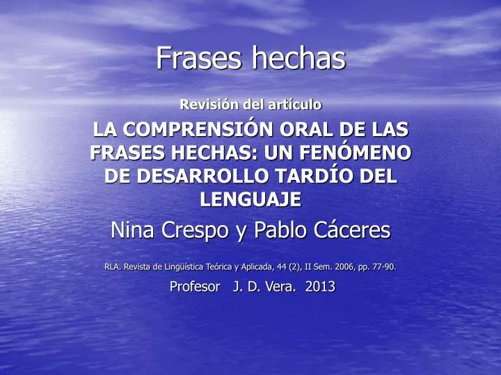 frases hechas
