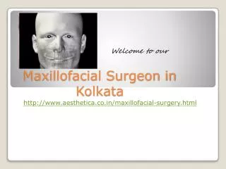 maxillofacial surgeon in kolkata