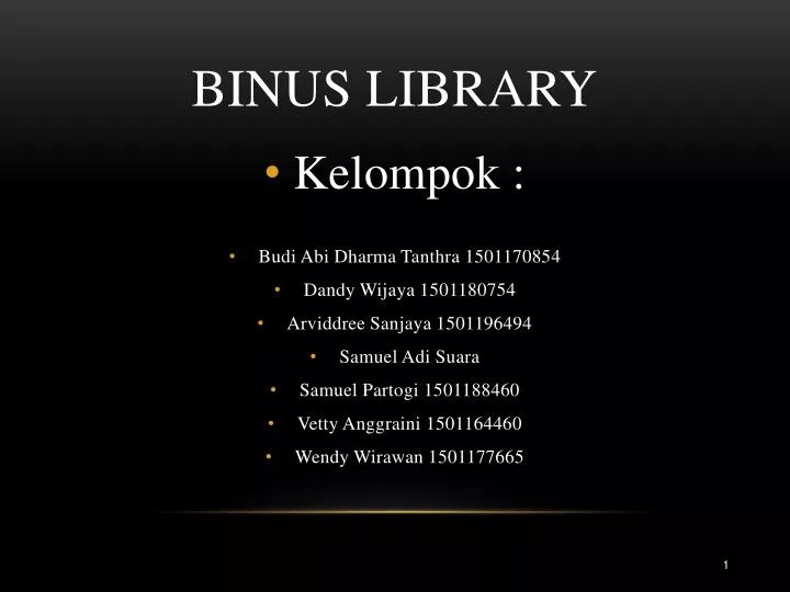 binus library