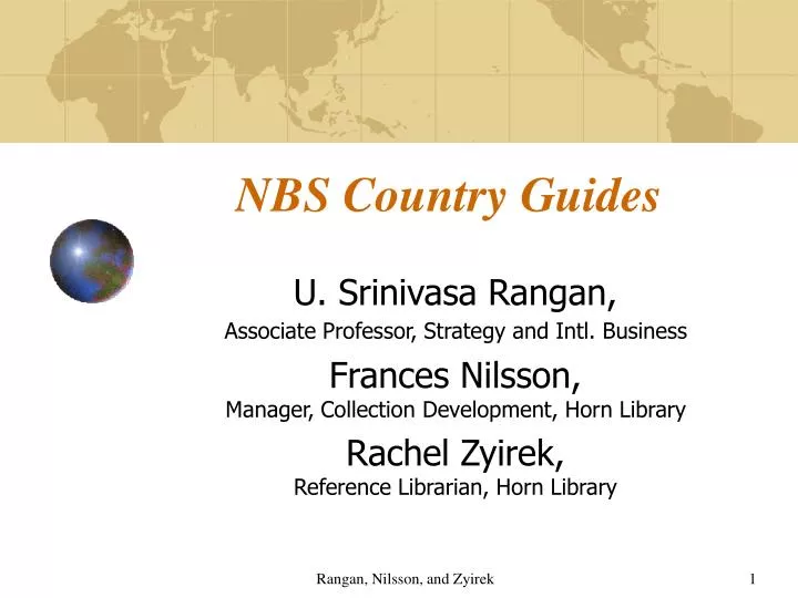 nbs country guides