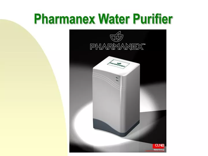 pharmanex water purifier