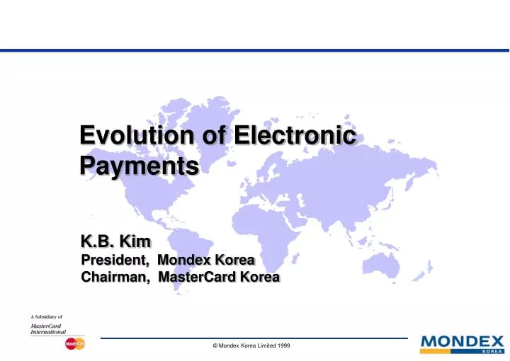 evolution of electronic payments