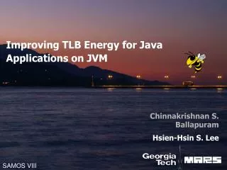 Improving TLB E nergy for Java A pplications on JVM