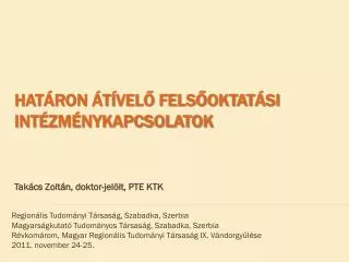 hat ron t vel fels oktat si int zm nykapcsolatok