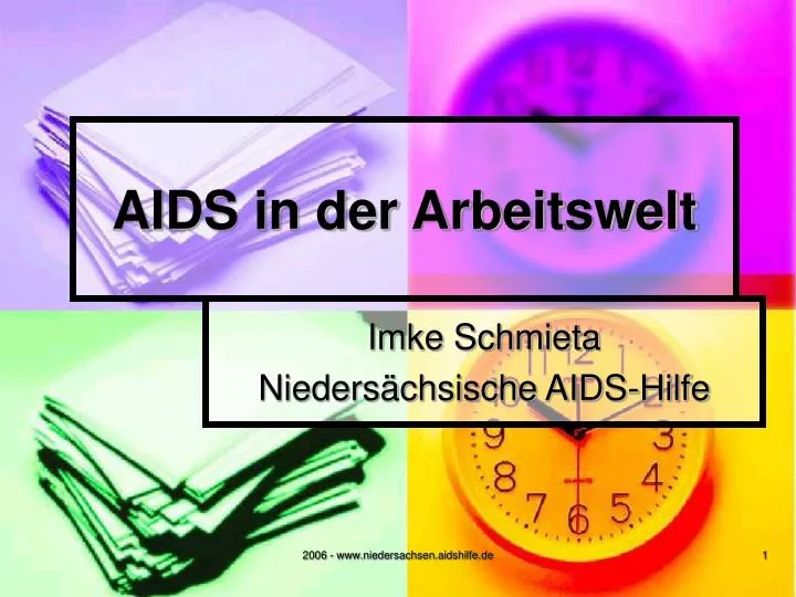 aids in der arbeitswelt