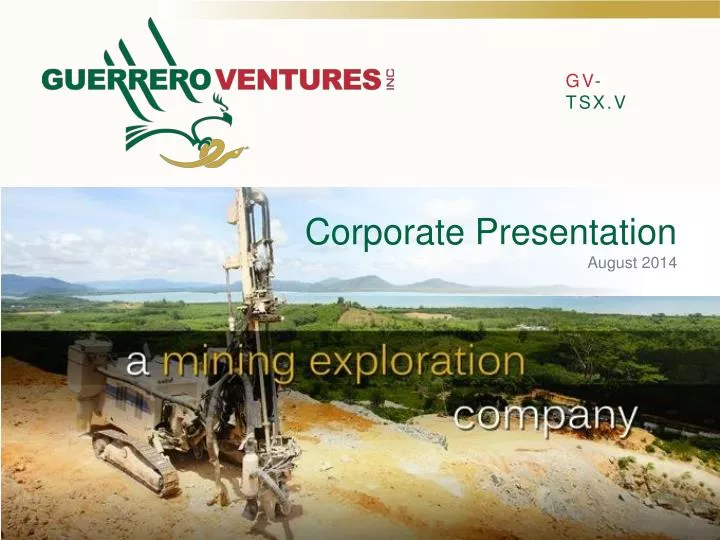 corporate presentation august 2014