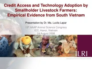 Credit Access and Technology Adoption by Smallholder Livestock Farmers: