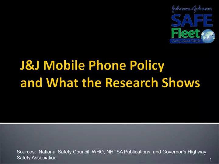 j j mobile phone policy and what the research shows