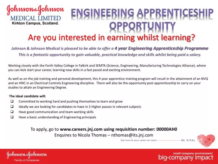 are you interested in earning whilst learning
