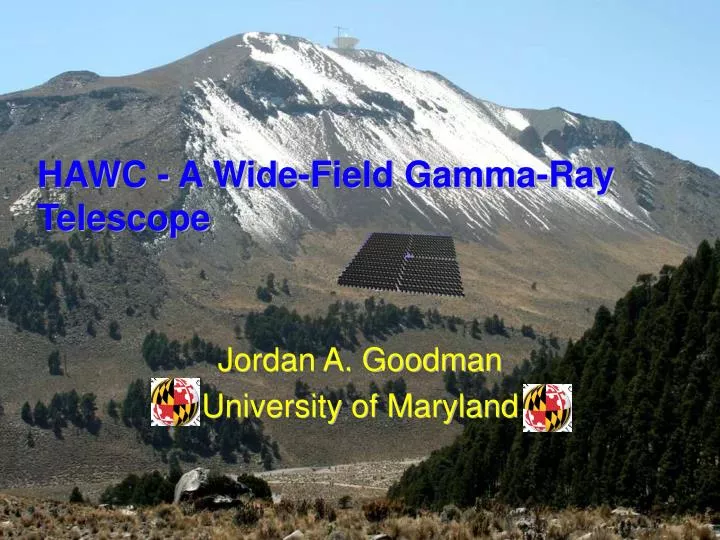 hawc a wide field gamma ray telescope