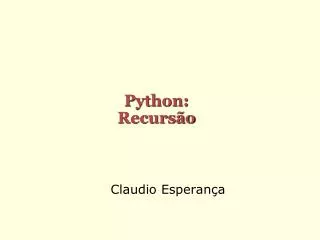 claudio esperan a