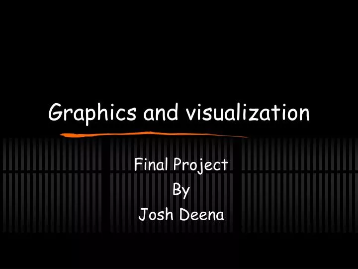 graphics and visualization