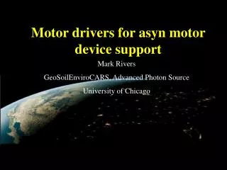 Motor drivers for asyn motor device support