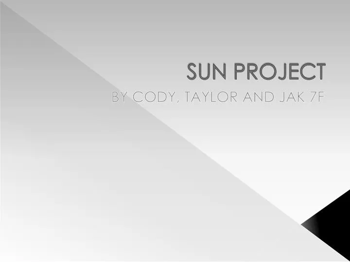 sun project