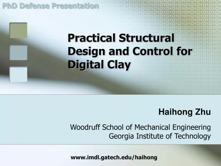 practical structural design and control for digital clay