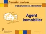 Agent immobilier - slide 1