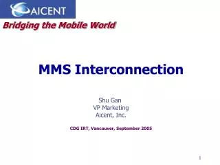 MMS Interconnection