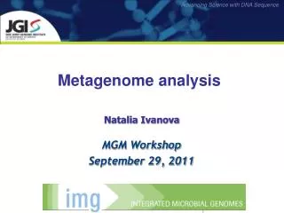 Metagenome analysis