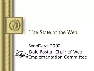 The State of the Web