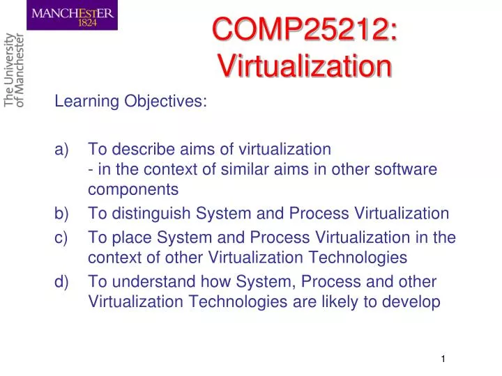 comp25212 virtualization