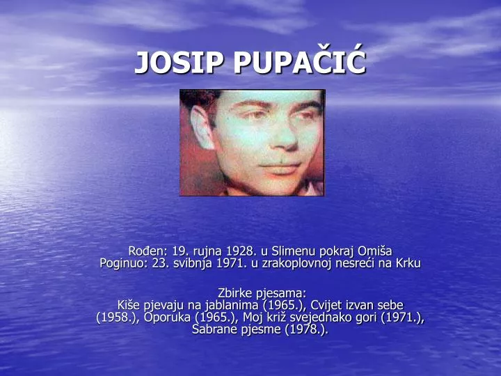 josip pupa i