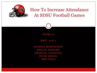 How To Increase Attendance At SDSU Football Games