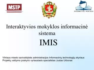 interaktyvios mokyklos informacin sistema