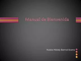 manual de bienvenida