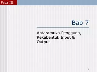 bab 7
