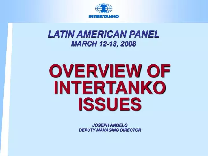 latin american panel march 12 13 2008