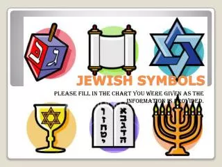 JEWISH SYMBOLS