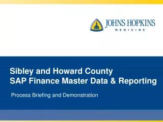 Sibley and Howard County SAP Finance Master Data &amp; Reporting