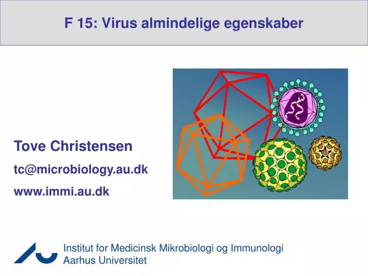 f 15 virus almindelige egenskaber