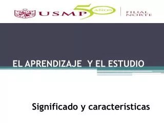 el aprendizaje y el estudio