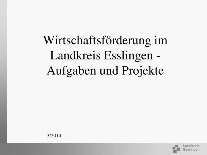 wirtschaftsf rderung im landkreis esslingen aufgaben und projekte