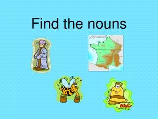 find the nouns