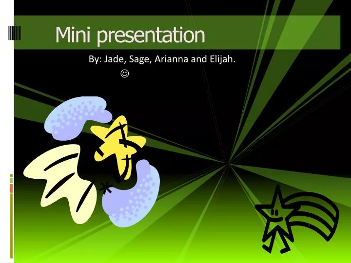 mini presentation